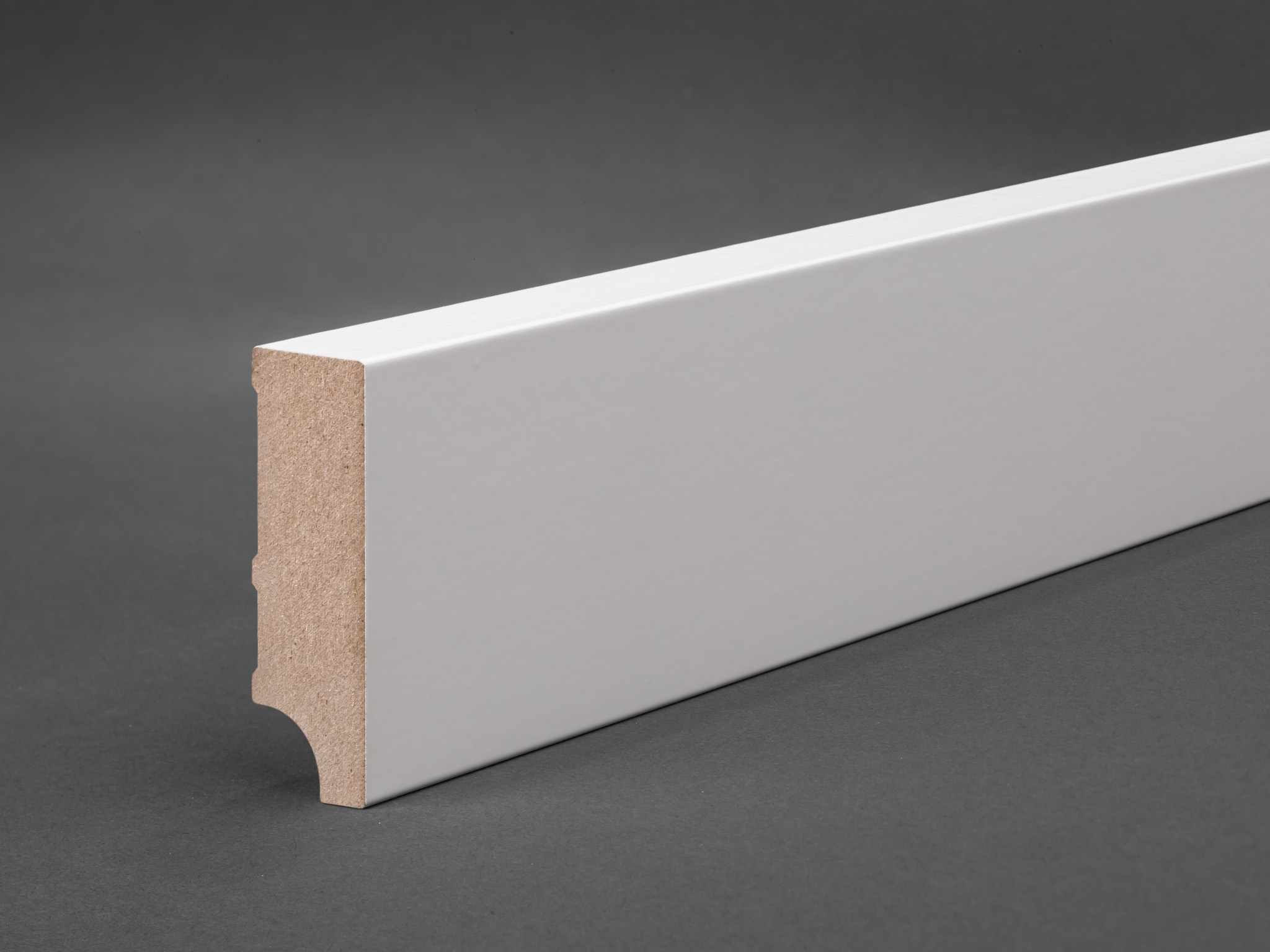 MDF 60x19x2400 mm Oberkante gerade (ohne Folie)