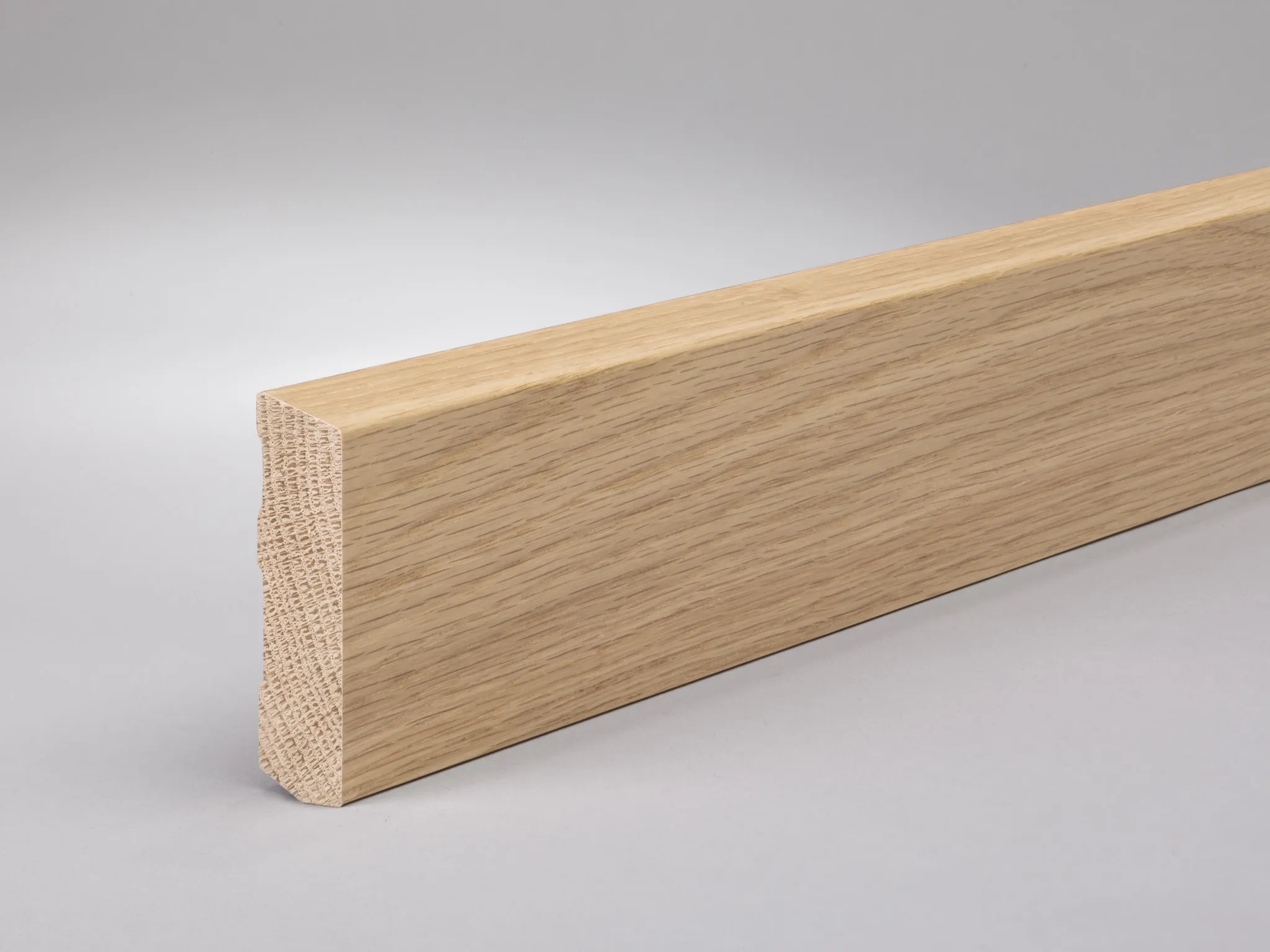 Eiche 60x16 mm Oberkante abgeschrägt