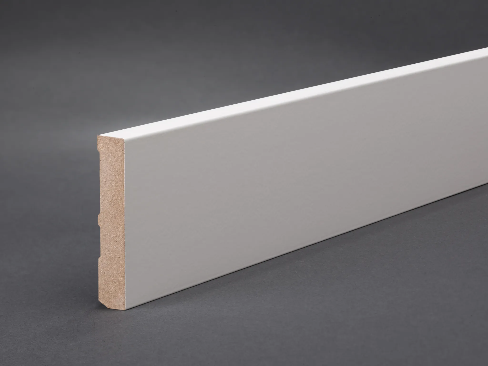 MDF 60x12x2400 mm Oberkante gerade (ohne Folie)