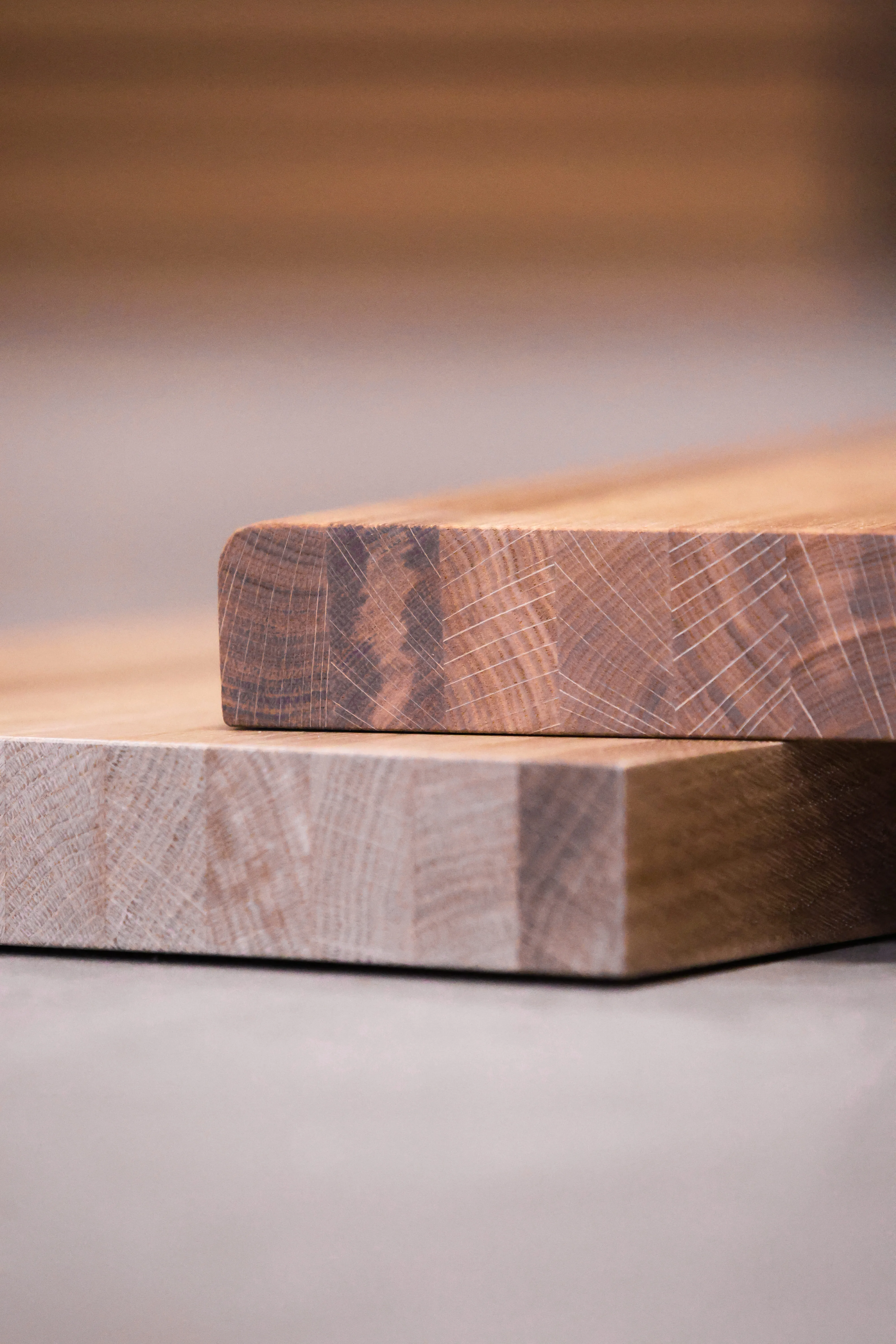 Eiche Massivholz Trittstufen 32x100x40 cm 