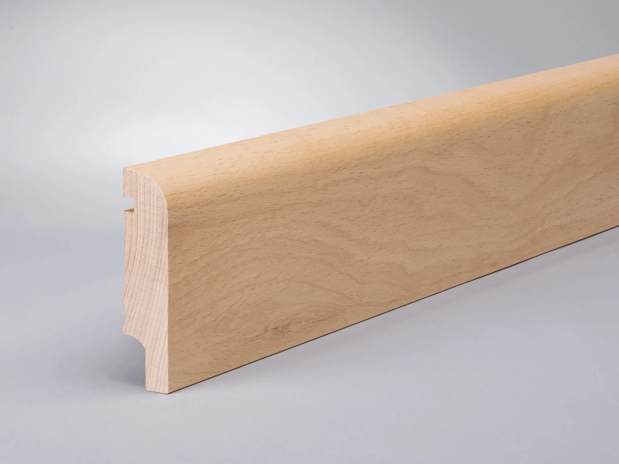 Buche 80x20 mm Oberkante abgerundet