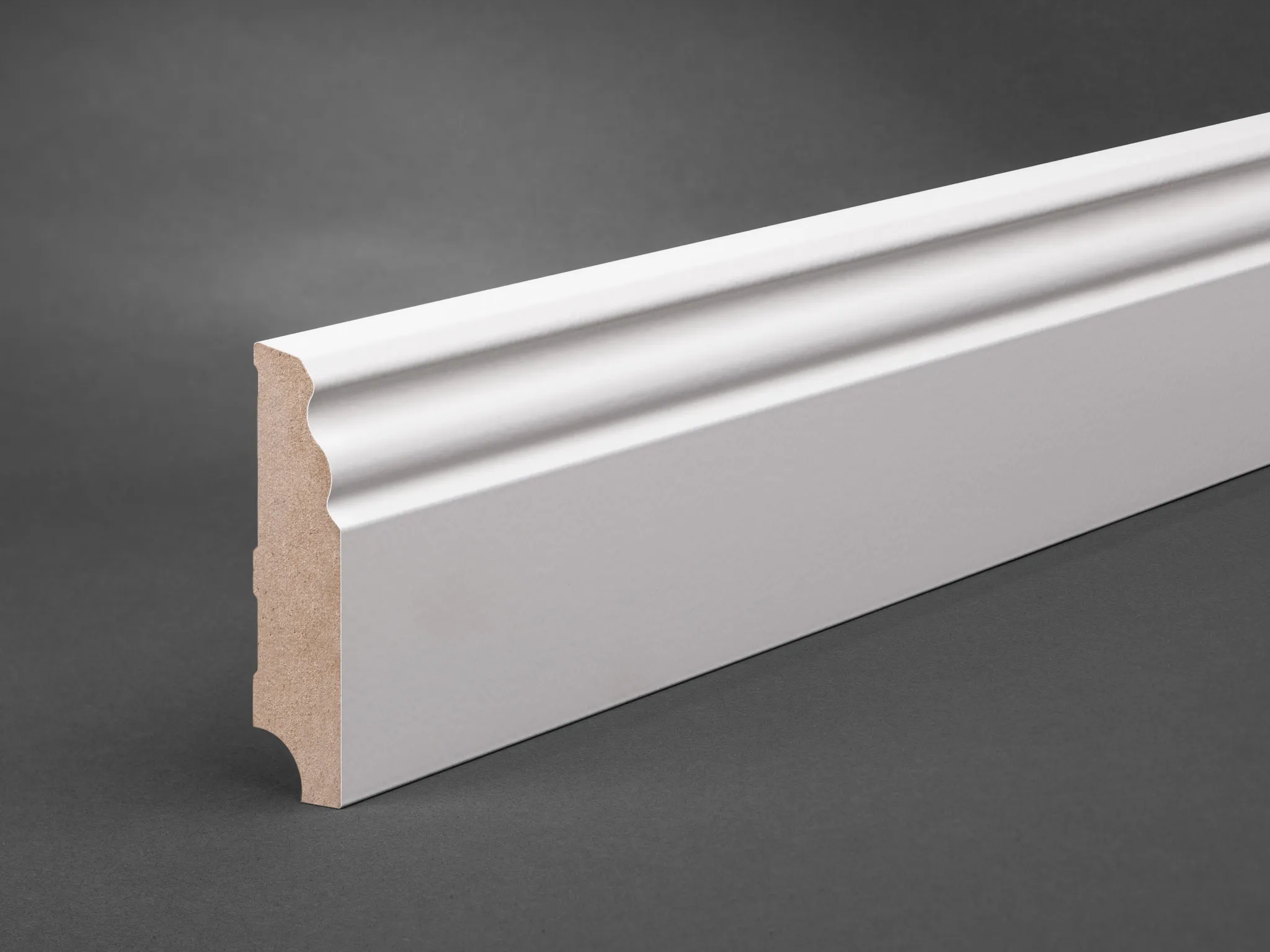 MDF 80x19x2400 mm Berliner-/Hamburger Profil (ohne Folie)
