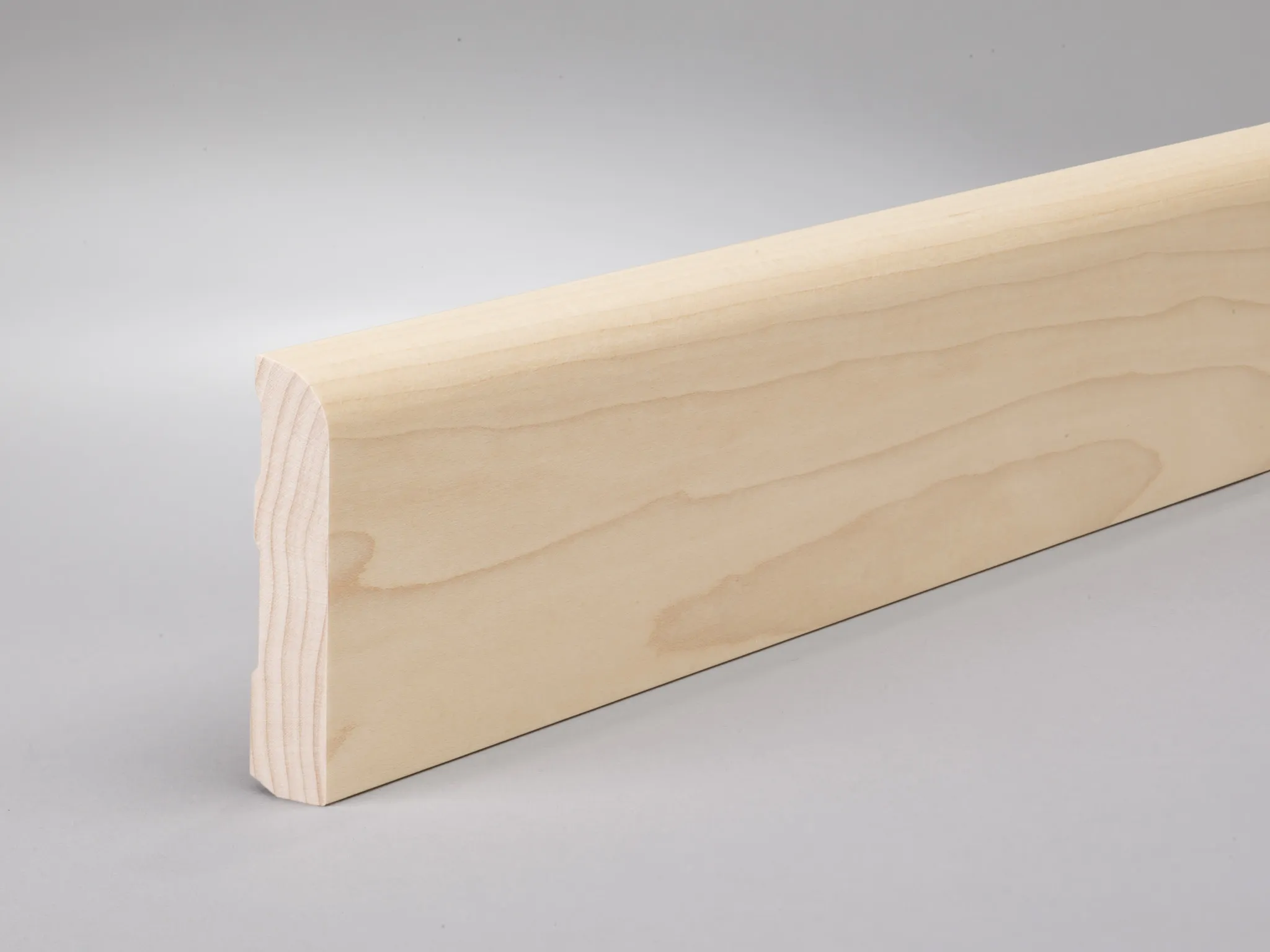 Ahorn 60x13 mm Oberkante abgerundet