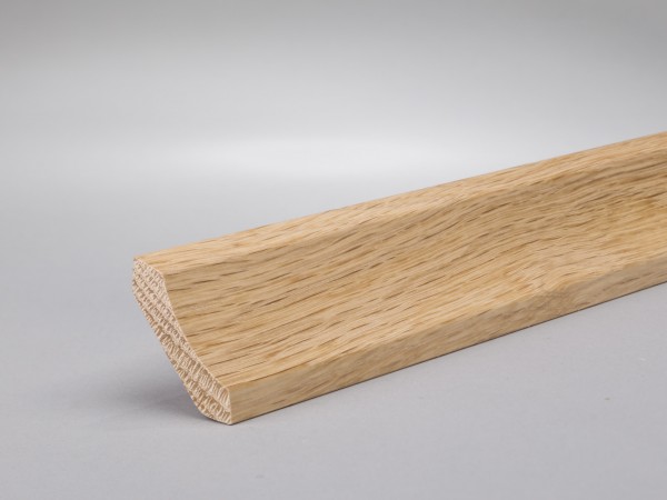 10 Hohlkehlleisten Eiche 15x13mm Länge 1150mm Profilleisten Holzleisten Leiste 
