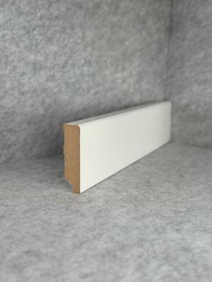 MDF Sockelleiste 60/16 mm OK gerade Fase 3 mm (ohne Folie) 