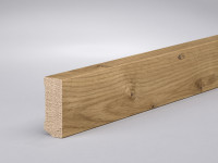 Asteiche 40x16 mm Oberkante gerade